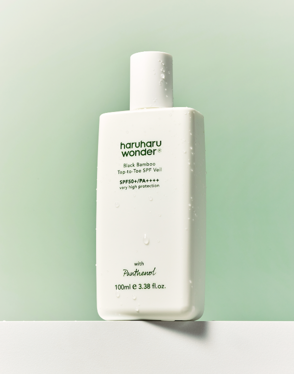 Black Bamboo SPF Veil | Full Body & Face Sunscreen | Haruharu