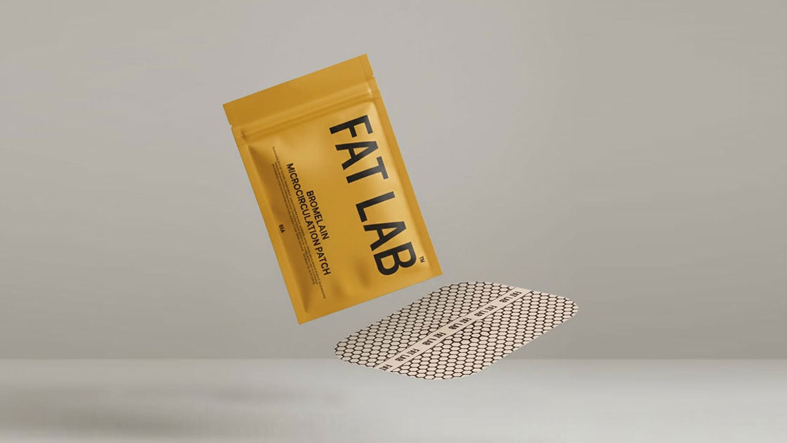 FAT LAB Bromelain Microcirculation Patch, Korea's graphene and tourmaline circulation patch gaining global attention, at Dear Glow Singapore