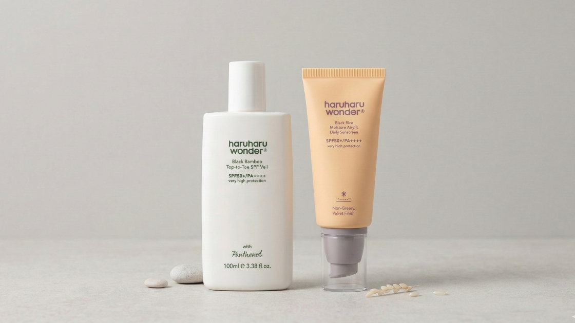 Haruharu Wonder Sunscreen Comparison