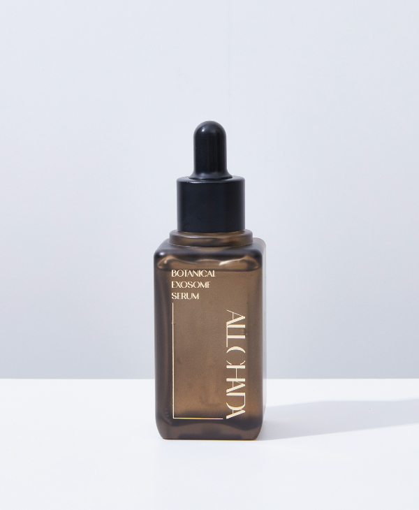 ALLCHADA Botanical Exosome Serum bottle on light background